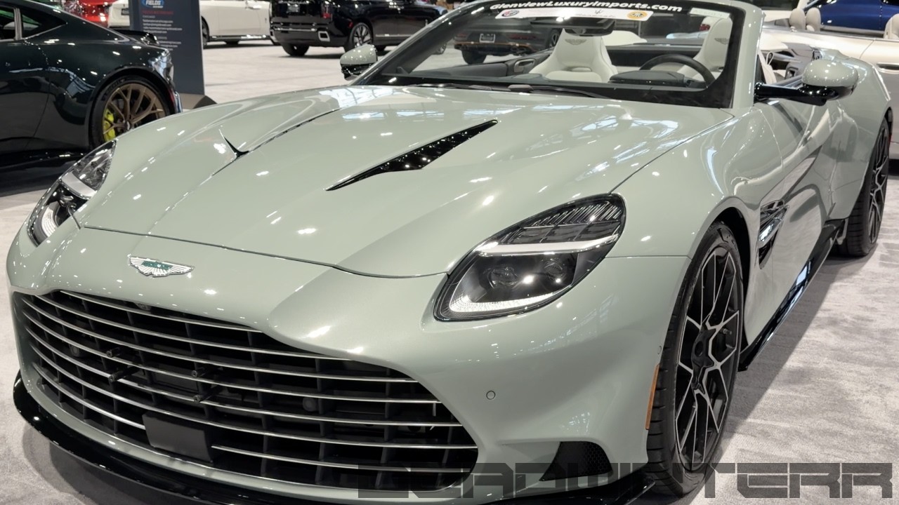 Aura Green Aston Martin Vanquish Volante – Walkaround [4K]