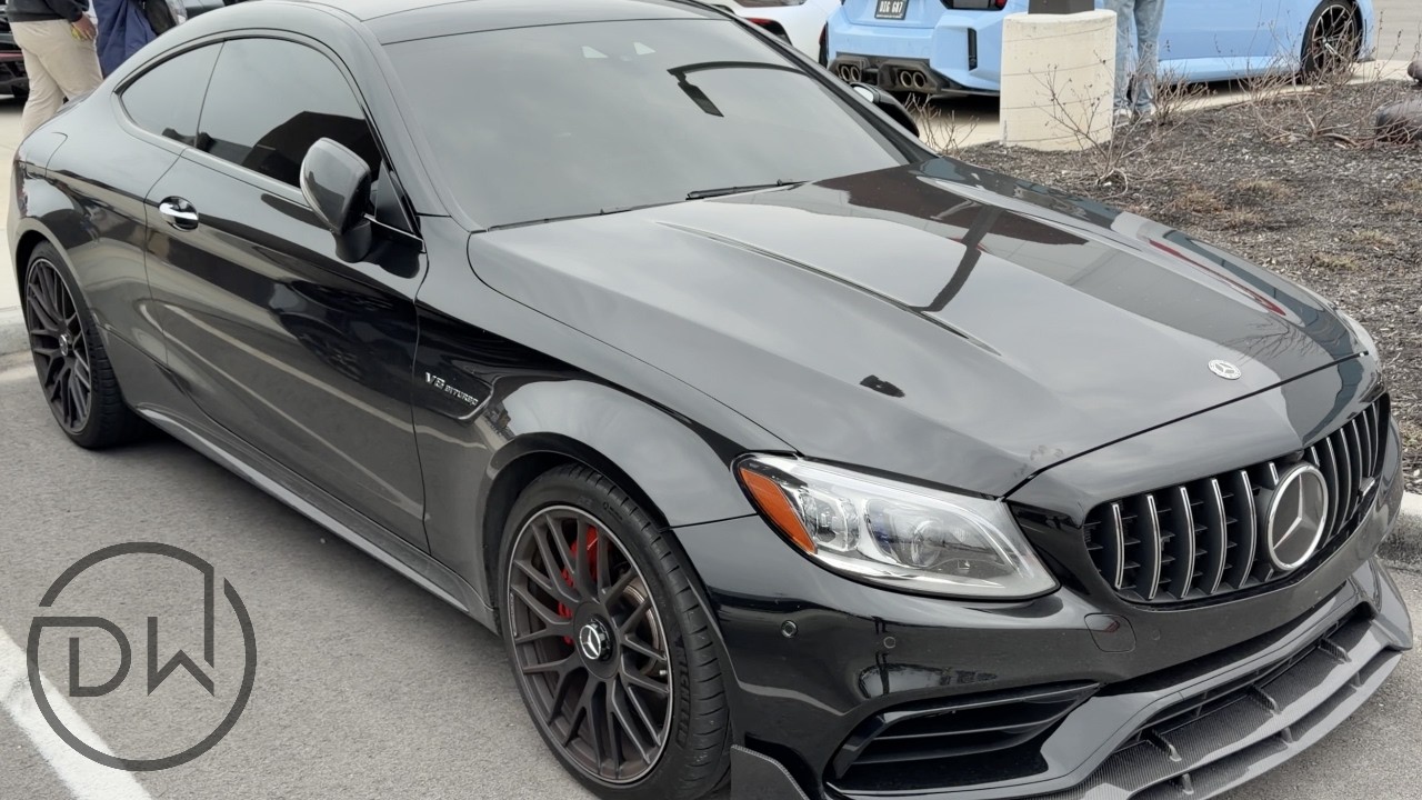 Black Mercedes-Benz AMG C63S – Walkaround [4K]